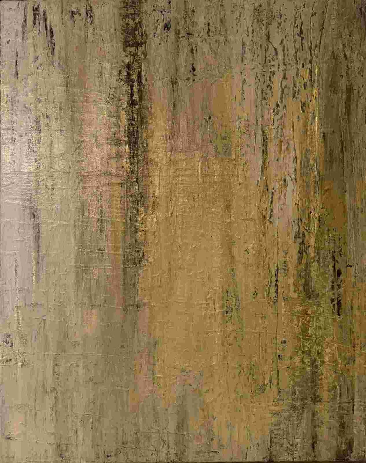 Silent Evidence — Mixed media on canvas, 100 × 80 × 4 cm